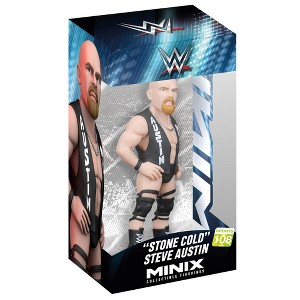 WWE Minix Collectible Figurine 4.7 inch Stone Cold Steve Austin Action Figure - 1 of 3