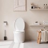 Toilet Seat Round, American Standard, Slow Close Lid, Quick Release Hinges, Non-Slip Bumpers, Easy Install & Clean, Never Loosens Design - 3 of 4