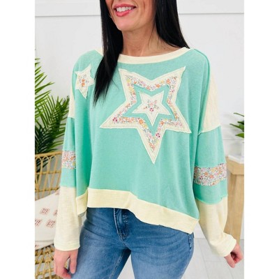 Women's Chasing Stars Long Sleeve Top - POL