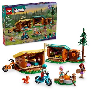 LEGO Friends Adventure Camp Cozy Cabins Camping Toy 42624 - 1 of 4