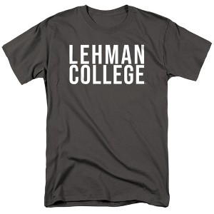 Men's Lehman College Official Stacked T-Shirt - 1 of 4