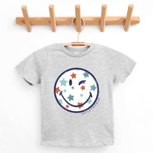 The Juniper Shop SmileyWorld Patriotic Star Wink Youth Short Sleeve Tee - 1 of 4
