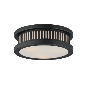 Maxim Lighting Oxford 3 - Light Flush Mount in  Black - 1 of 1