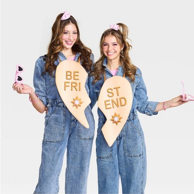 2pc Adult Best Friend Locket Costume Overlays - Hyde and EEK! Boutique™