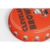 NFL Cleveland Browns Vintage Circle Novelty Plushlete Throw Pillow - 2 of 3
