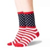 Patriotic Flag Socks (Women's Sizes Adult Medium) from the Sock Panda - 2 of 3