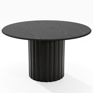 Dovelina Mid-Century Round Dining Table Kitchen Table with Designer Table Base - 1 of 4