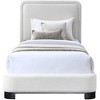 Meridian Furniture,Nolita Linen Textured Fabric Bed - 2 of 4
