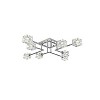 Elegant Lighting Lyra 32 inch Flush Mount in Chrome - 3 of 4
