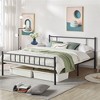 Yaheetech Basic Metal Bed Frame With Headboard And Footboard, Black ...