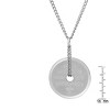 Steeltime 24" Men's stainless steel shields of strength necklace. Color Option: Silver, Gold - 3 of 4