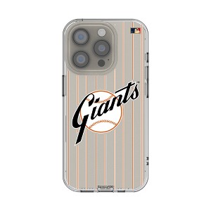 MLB Cooperstown West Teams Pinstripe Clear Cell Phone Case for Apple iPhone - 1 of 4