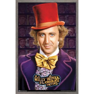 Trends International Willy Wonka And The Chocolate Factory - Willy Wonka Framed Wall Poster Prints - 1 of 4