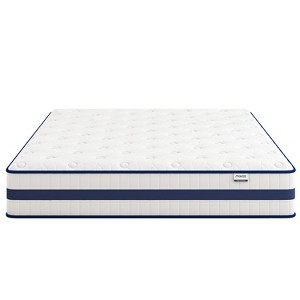 Vynxaria 12-Inch Queen Hybrid Mattress, Cooling Memory Foam + 7-Zone Pocket Coils, Pressure Relief, Motion Isolation, Compressed in a Box - 1 of 4