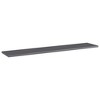 vidaXL Bookshelf Boards 4 pcs High Gloss Gray 39.4 in.x7.9 in.x0.6 in. Engineered Wood - 2 of 4