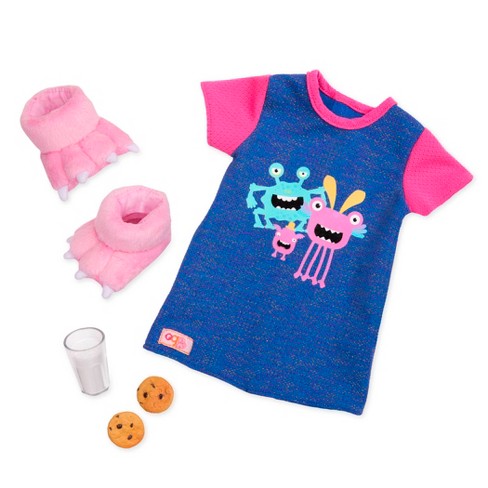 Our Generation Pajama Outfit For 18 Dolls Snuggle Monster Target