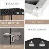12 x 10 FT Outdoor Storage Shed, Large Waterproof Metal Garden Shed with Updated Frame Floor - 4 of 4