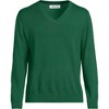 Lands' End Men's Fine Gauge Cotton V Neck Sweater - 3 of 3