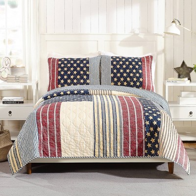 3pc King Americana Quilt Set - Modern Heirloom : Target