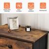 Pellebant 8 Drawers Vertical Dresser dressers for bedroom Storage Tower with Sturdy Steel Frame Wood Top Easy Pull Fabric Bins Handles - 3 of 4