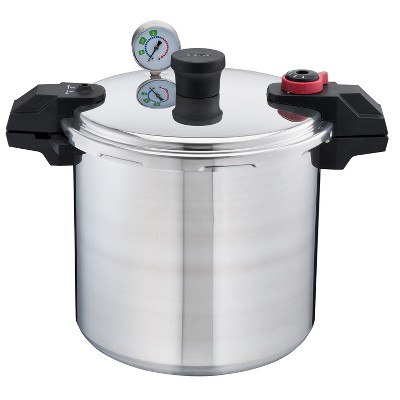 T fal 22qt Canner Pressure Cooker Polished Aluminum Cookware Target