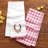 The Lakeside Collection Set of 2 Cowgirl Themed Kitchen Towels - 4 of 4