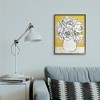 Stupell Industries Peony Sketch Bouquet Contrasted Distressed Yellow - 2 of 4