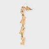 Football "Game Day" Initial Dangle Earrings - Universal Thread™ Gold - 3 of 3