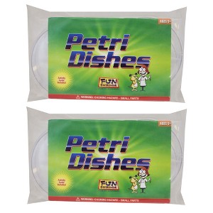 Fun Science® Petri Dishes, Extra Deep, 4 Per Pack, 2 Packs - 1 of 3