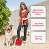 Little Giant Easy Scoop Pet Lodge Outdoor Pooper Scooper for Dog or Puppy Waste Removal with Durable Wooden Handle and Basket, Red - 3 of 4