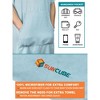 SUN CUBE Surf Beach Towel Changing Robe with Hood, Quick Dry Microfiber Wetsuit Changing Towel with Pocket for Surfing Men Women - 3 of 4