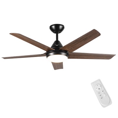 BestParts 48" Brown Wood Grain Ceiling Fan - LED Lighting, 3-Speed Control