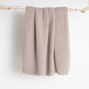 50"x60" Teddy Faux Shearling Lux Throw Blanket - Evergrace - 1 of 4