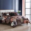 Hallmart Collectibles 5pc King Vita Velvet Floral Bedding Set - 2 of 4