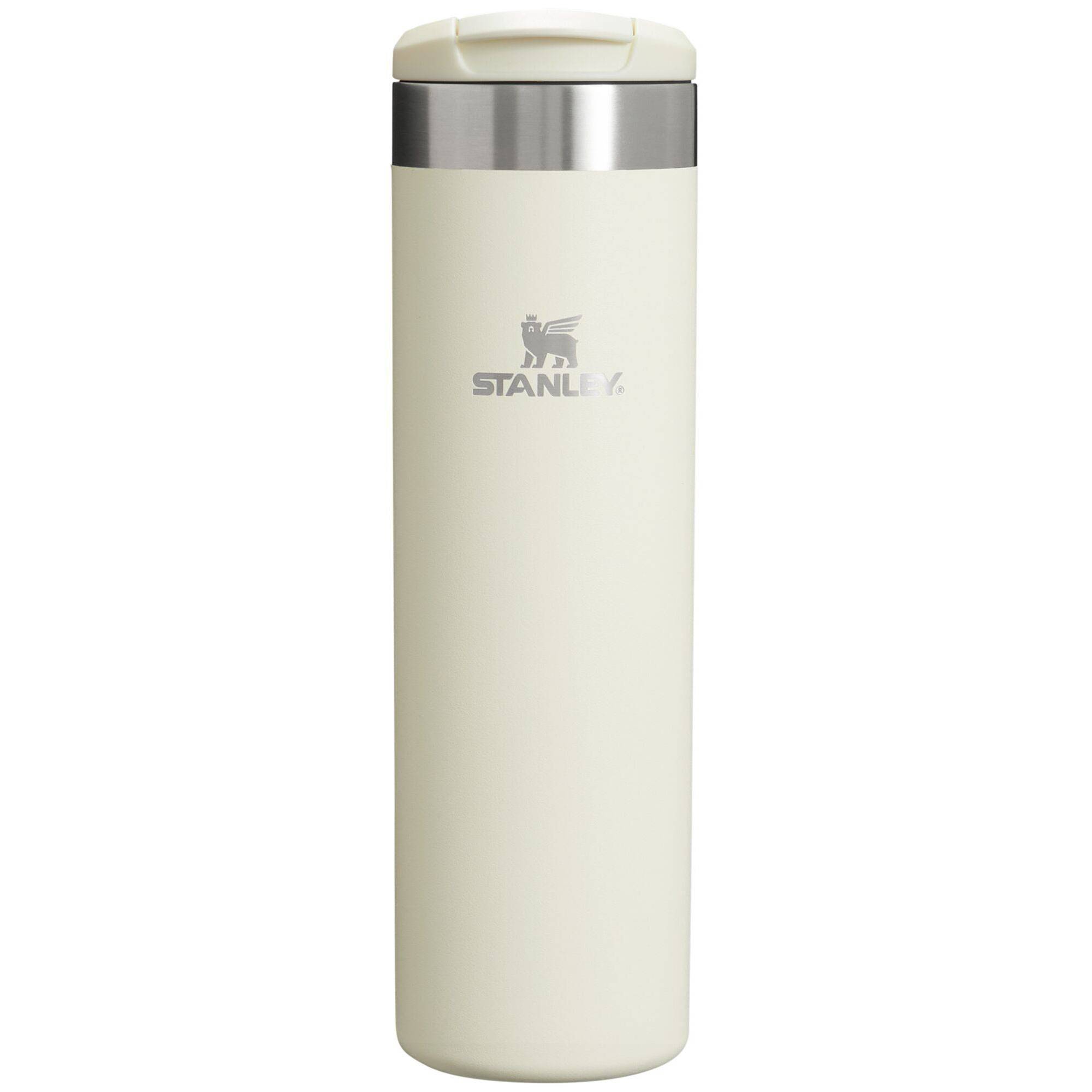 Stanley 20 oz Stainless Steel Aero Light Transit Bottle Cream: Dishwasher-Safe Tumbler for Hot & Cold Beverages