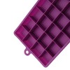 Unique Bargains Ice Mould 24-Cavity Square Ice Tray with Lid Hand Wash Only Silicone 7.28"x4.53"x1.18" 1 Pc - 3 of 3