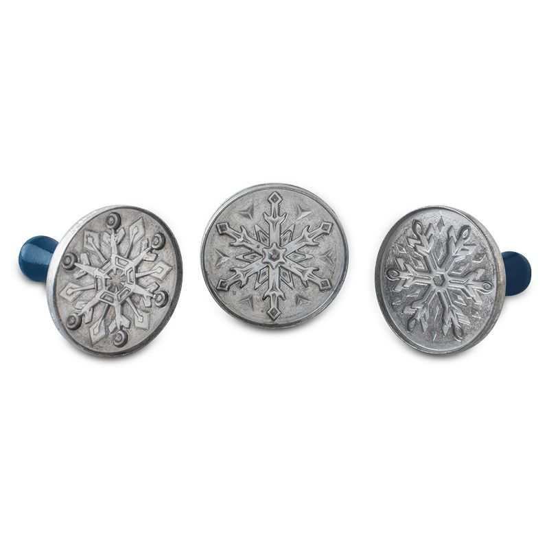 Nordic Ware Snowflake Cookie Stamps - Silver, 1 of 7