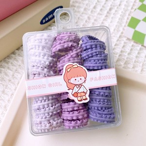MyKids-Usa Soft And Comfortable Basic Hairband For Kids With Mushroom Edges 39-Piece Set - 1 of 1