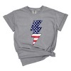 Simply Sage Market Women's America Lightning Bolt Short Sleeve Garment Dyed Tee - 2 of 4