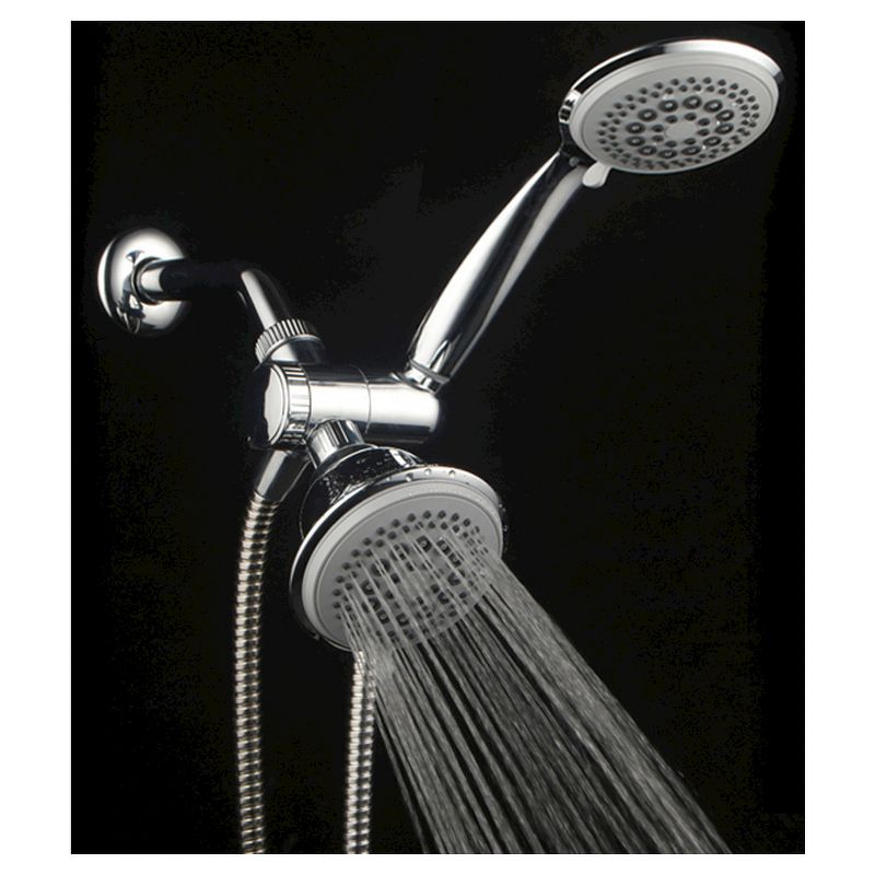 Dual Shower Head Ultra - Luxury Combo Shower System Chrome - Dreamspa, 5 of 9