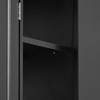 GustoWave Shoe Cabinet for Entryway Ample Storage Space Shoe Organizer with Drawer Doors Open Shelf for Heels Slippers Black - 4 of 4
