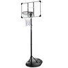 Portable Basketball Hoop System Stand With 32 Inch Backboard And Wheels 7.5ft - 9.2ft Adjustable Height - 2 of 4
