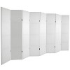 6 ft. Tall DIY Canvas Room Divider - Oriental Furniture: Hardwood Frame, 8 Panel Wall Partition, No Assembly Required - image 2 of 3