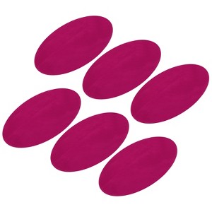 Unique Bargains Oval Iron-on Washable Clothes Hole Repairing Denim Patches 6 Pcs - 1 of 4