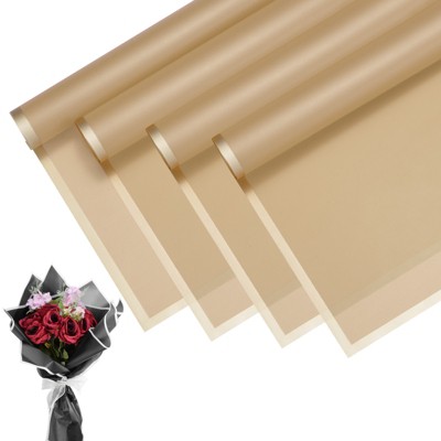 Unique Bargains Waterproof Floral DIY Wedding Flower Wrapping Paper 1 Pc