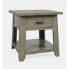Jofran,Telluride Rustic Farmhouse Solid Wood End Table with Storage - 2 of 4