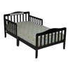 Acekool Toddler Bed, Espresso Solid Wood Kids Bed with Dual Guard Rails for Ages 6 and Up - 4 of 4