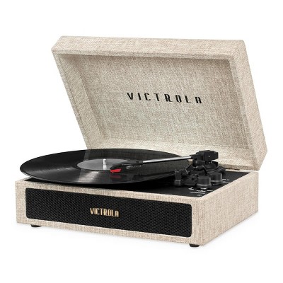 Victrola Parker Bluetooth Suitcase Record Player with 3-speed Turntable ...