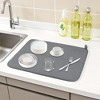 REGALWOVEN Dish Drying Mat, Absorbent Microfiber Kitchen Mat for Kitchen Counter, Dishes, Utensils, Pots and Pans - 2 of 4