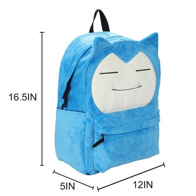 Pokemon Snorlax 17” Adult Blue Backpack — фото 3